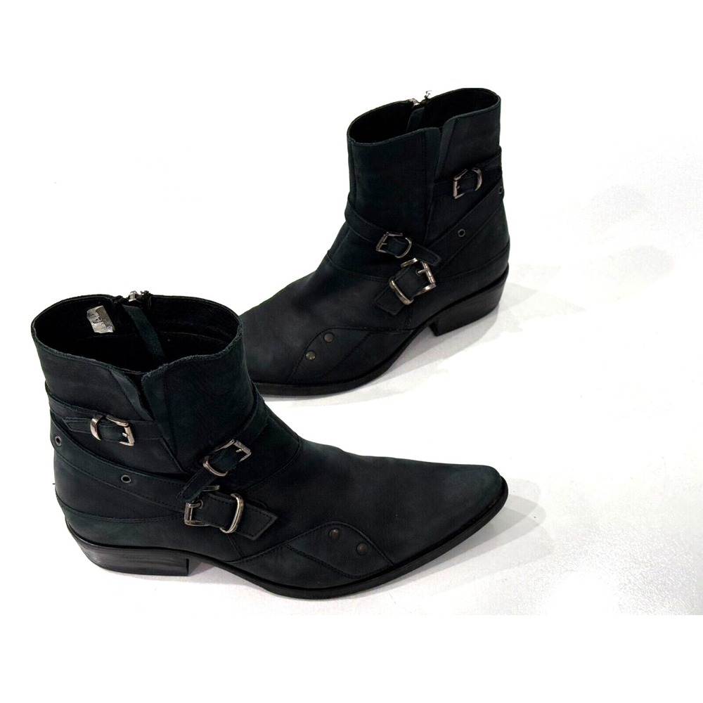 Conhpol Size EU 40 Women's 9.5 Black Western Leather Boot